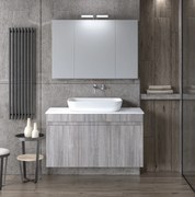 ΣΕΤ ΕΠΙΠΛΟΥ OMEGA TOP 100cm χρ.GREY OAK 9SOMT100GO 9SOMT100GO