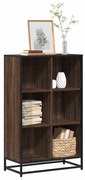 vidaXL Βιβλιοθήκη Καφέ Δρυς 65,5x33x107,5 εκ. από Επεξεργασμένο Ξύλο