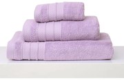Πετσέτα Με Φάσα Soft Lilac Anna Riska Σώματος 70x140cm 100% Cotton