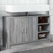 Ντουλάπι Νιπτήρα Grey Sonoma 90x29x55 εκ. Επεξεργασμένο Ξύλο