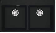 Franke Maris MRG 620-39-39 Ένθετος Γρανιτένιος Νεροχύτης 90cm με απλή βαλβίδα Matt Black