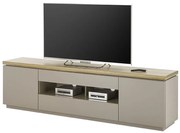 Amos Έπιπλο Τηλεόρασης Γκρι Μπεζ 200x40x57 cm