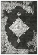 Χαλί Σαλονιού Vintage Με Κρόσια Josiane Γκρι 160x230 Εκ.