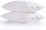 Σετ Μαξιλαροθήκες Cotton-Linen Ecru 2x(52x72) - Nef-Nef Homeware