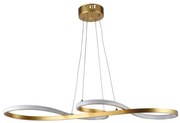Φωτιστικό Κρεμαστό 75x32xH80cm "Φιδάκι" Χρυσό Ματ Led 20w 3000K 1100lm PDC 681 GD ARlight 0104427