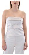 Μπλουζάκια με μακριά μανίκια My T Wearables  SATIN STRAPLESS TOP WOMEN