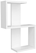 Ράφι Τοίχου Octa 475OLV1501 29,8x16,4x60cm White