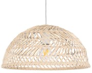 01727 GloboStar® GLOBOSTAR® COMORES 01727 Boho Κρεμαστό Φωτιστικό Οροφής με Ντουί 1 x E27 AC 220-240V IP20 - Μπεζ - Μ40 x Π40 x Y20cm