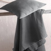 Ριχτάρι Raven Grey Ρυθμός Πολυθρόνα 160x180cm Βαμβάκι-Πολυέστερ