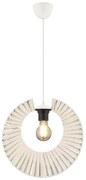 Φωτιστικό Οροφής Kruh 390FLH2475 32x65cm 1xE27 45/60W White Opviq