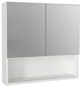 Καθρέπτης μπάνιου Trama Μegapap χρώμα λευκό 60x16,8x65εκ.-GP042-0279,1
