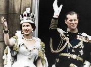 Φωτογραφία Queen Elizabeth II and the Duke of Edinburgh, Print Collector