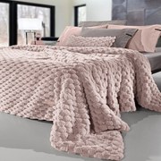 Κουβέρτα Γούνινη Elixir Old Pink Guy Laroche King Size 260x240cm Πολυέστερ