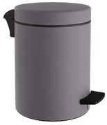 Κάδος Απορριμμάτων Μπάνιου (Φ20x28) Pam &amp; Co 5lt 96 Concrete Grey