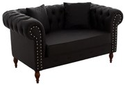 ΚΑΝΑΠΕΣ 2ΘΕΣΙΟΣ Τ. CHESTERFIELD CIELLE ΣΕ ΧΡΩΜΑ ΚΑΦΕ HM3184.03 152x85x80 εκ.