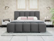 Επενδυμένο κρεβάτι Wizko-Anthraki-140 x 200