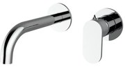 Armando Vicario Slim Chrome Μπαταρία Νιπτήρος Εντοιχισμού 2 Οπών 500045-100