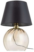 Φωτιστικό Επιτραπέζιο Aurea 5336 1xΕ27 15W Φ30cm 43cm Black-Amber TK Lighting