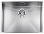 Sanitec Stainless Steel Sinks 11908 Επικαθήμενος Ανοξείδωτος Νεροχύτης 60cm