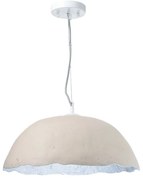 Φωτιστικό Οροφής Μονόφωτο Aca V3729451PWS Cream/Silver