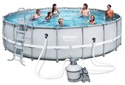 Πισίνα BESTWAY POWER STEEL FRAME POOL SET 549x132cm