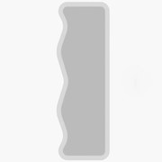 Καθρέπτης Τοίχου Asel 116SAM1181 50x2,2x160cm White Hanah Home Mdf