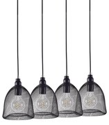 Φωτιστικό Οροφής Πολύφωτο Homelighting Zola 77-4351 Black