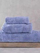 ΣΕΤ ΠΕΤΣΕΤΕΣ 100% ΒΑΜΒΑΚΙ ΖΑΚΑΡ 500gsm RYTHMOS SIENNA 30X50, 50X90, 70X140 ΜΠΛΕ