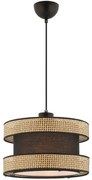 Φωτιστικό Οροφής Halo 390FLH2450 40x40x65cm E27 45/60W Beige-Black Opviq