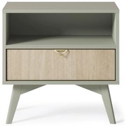 Lh-homefurniture Κομοδίνο Forest ευκάλυπτος 54x54x38cm P_FRST_EF_11