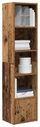 Βιβλιοθήκη Όψη Παλαιού Ξύλου 31x24x127 εκ. Επεξεργασμένο Ξύλο