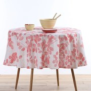 Τραπεζομάντηλο Santika Coral Nef-Nef Διάμετρος 180cm Cotton-Linen