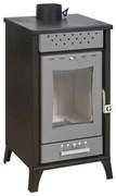 Σόμπα ξύλου MG 300 15kW GEKAS STOVES 104-SILVER Ασημί