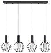 Φωτιστικό Οροφής Πολύφωτο Homelighting Adept Flex 77-8907 Black
