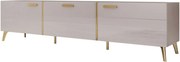 Έπιπλο τηλεόρασης Picru 3D-Cashmere - 204.00Χ38.00Χ47.00cm