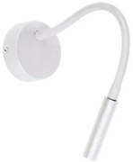 Απλίκα reading light LED Ivor σε μαύρο και λευκό Viokef 4176001 Λευκό