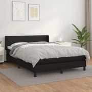 ΚΡΕΒΑΤΙ BOXSPRING ΜΕ ΣΤΡΩΜΑ ΜΑΥΡΟ 140X190ΕΚ.ΑΠΟ ΣΥΝΘΕΤΙΚΟ ΔΕΡΜΑ 3130655