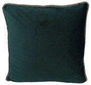Μαξιλάρι Διακοσμητικό (Με Γέμιση) Foret 018886 Dark Green 45X45 Βελούδο