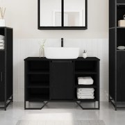 vidaXL ντουλάπα σιντριβανιού  Μαύρη Δρυς 91x35x60 εκ Επεξεργασμένο Ξύλο