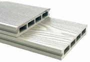 Σανίδα πατώματος WPC 2,5 x 15 x 360εκ. λευκό