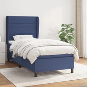 ΚΡΕΒΑΤΙ BOXSPRING ΜΕ ΣΤΡΩΜΑ ΜΠΛΕ 100 X 200 ΕΚ. ΥΦΑΣΜΑΤΙΝΟ 3128027