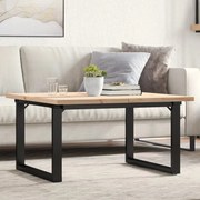 vidaXL Τραπεζάκι Σαλονιού Πλαίσιο Ο Μασίφ Πεύκο/Ατσάλι