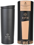 Θερμός 450ml Travel Mug Save the Aegean Midnight Black Estia Home Art 01-20316