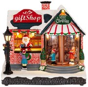 Χριστουγεννιάτικη Παράσταση Φωτιζόμενη Με Κίνηση &amp; Μουσική Toy Store 90746 22x14x21cm Multi