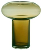 Βάζο BASE L Γυάλινο Πράσινο 18x20cm Hintsdeco Collection