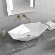 KARAG Νιπτήρας Επικαθήμενος Λευκό Πορσελάνη LT1139