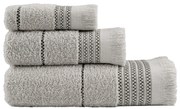 Σετ Πετσέτες (30x50 + 50x90 + 70x140) Plush - Gray 5206482143609