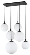Κρεμαστό Φωτιστικό Οροφής 140cm 6xE27 15W IP20 Esme TK Lighting-4793-Λευκό 4793