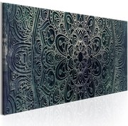 Πίνακας - Mandala: Malachite Calm 120x40