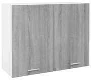 vidaXL Κρεμαστό Ντουλάπι "Lyon" Γκρι Sonoma 80x31x60 εκ. από Τεχνητό Ξύλο